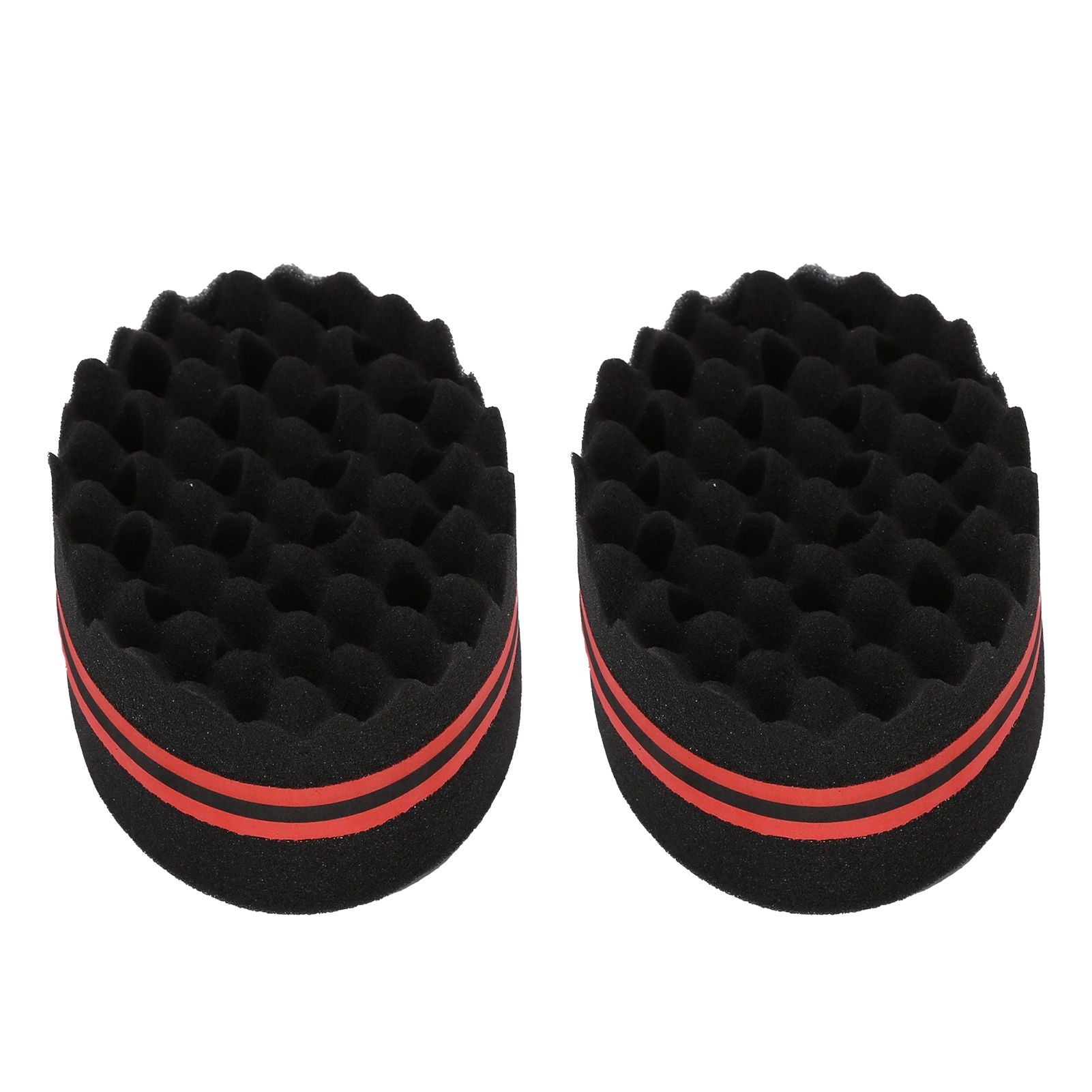 2PCS Double Sided Hair Curl Sponge 22 Hole Wavy Hair Sponge Brush Styling Tools for Home Salon - view 5