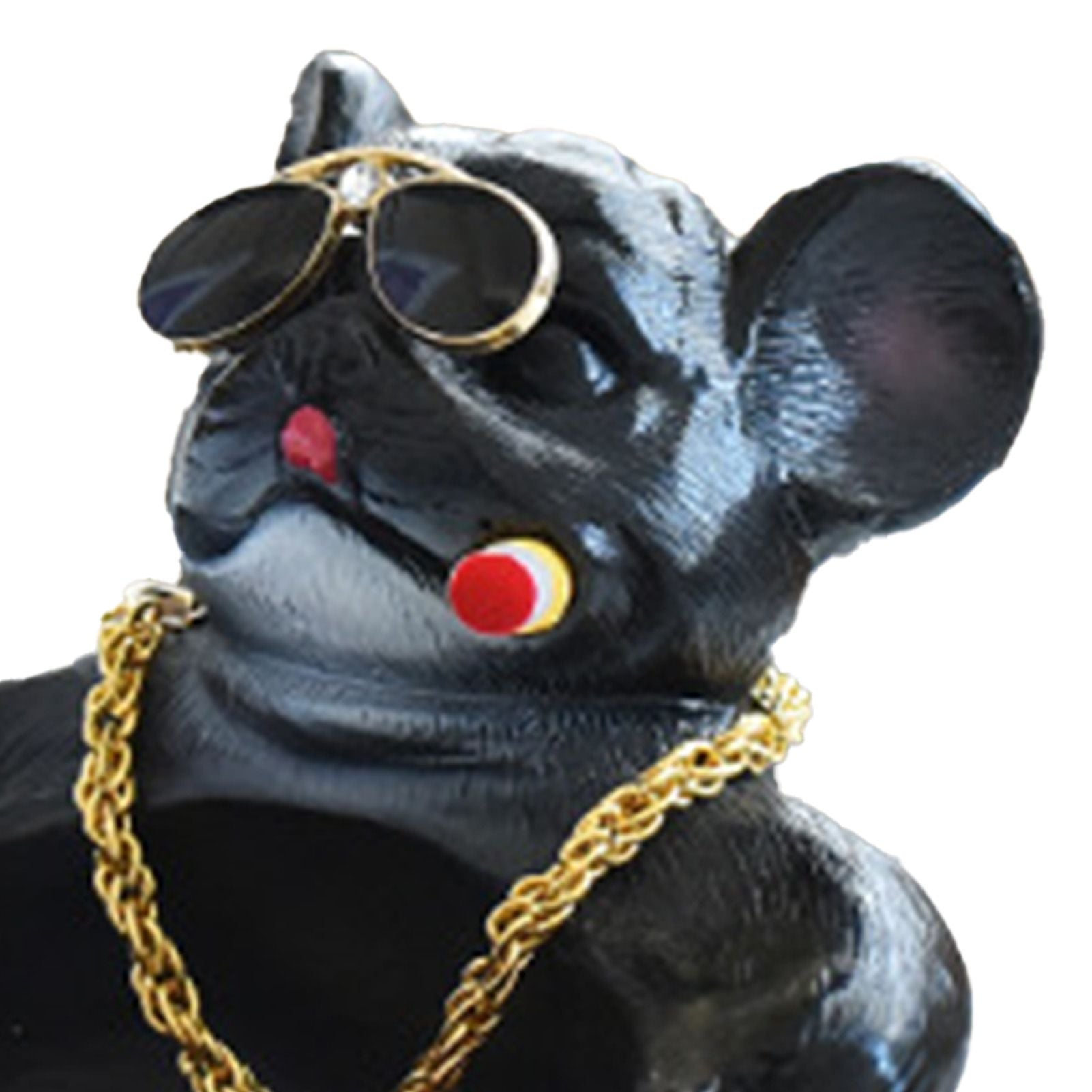 Cartoon Animal Ashtray Household Innovative Decorative Bully Dog Ashtray for Living Room Black - view 7