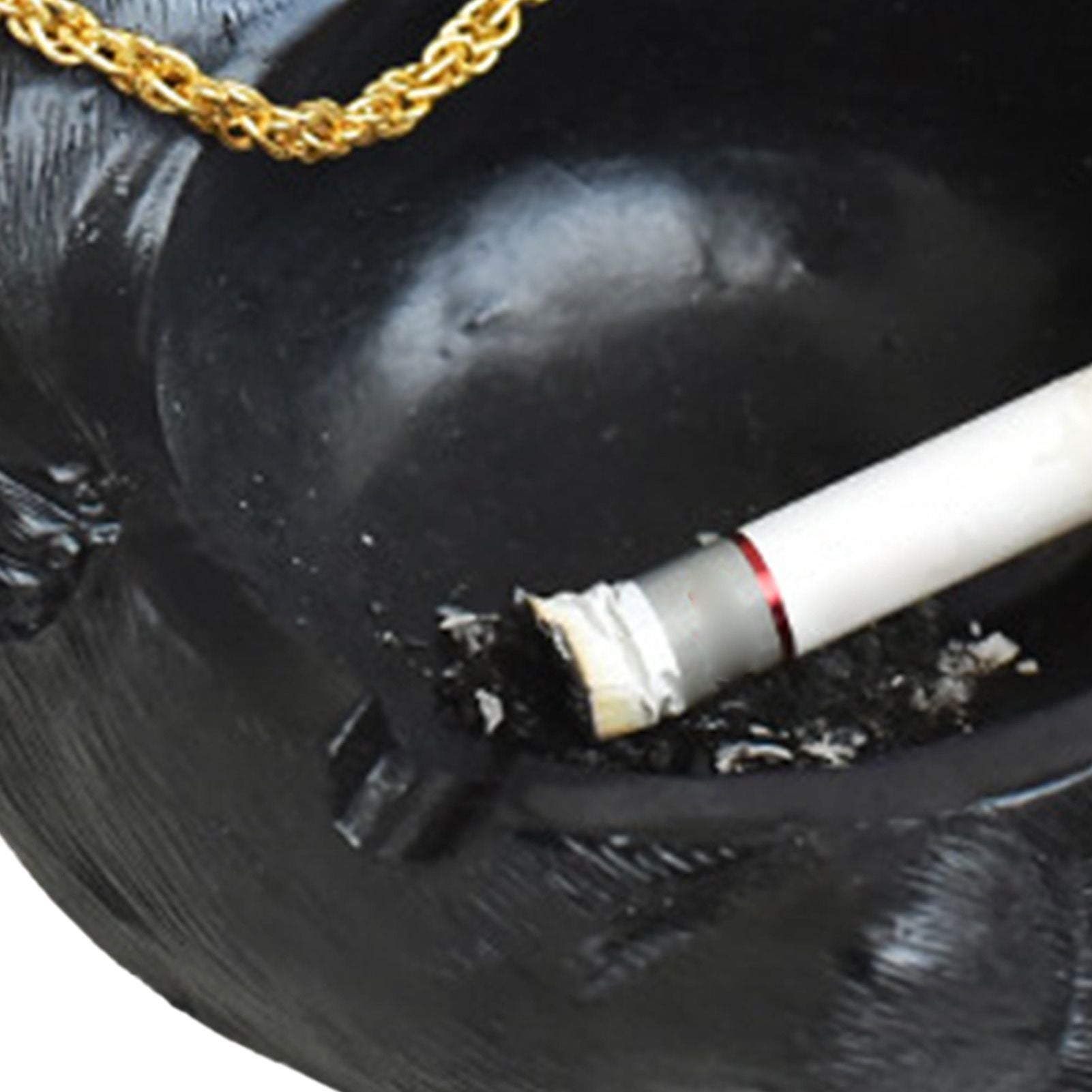 Cartoon Animal Ashtray Household Innovative Decorative Bully Dog Ashtray for Living Room Black - view 8