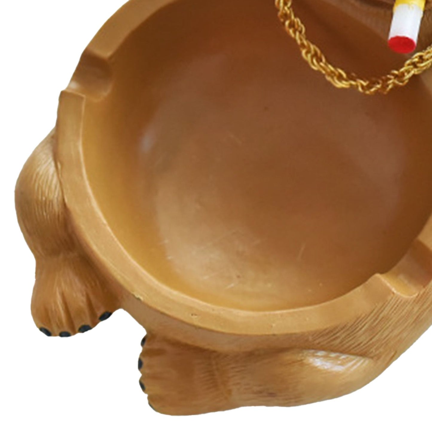 Cartoon Animal Ashtray Household Innovative Decorative Bully Dog Ashtray for Living Room Brown - view 8