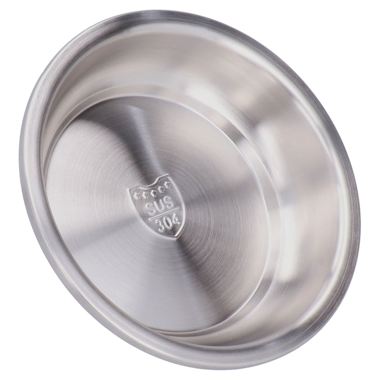 Stainless Steel Plate 304 Food Grade Material Stainless Steel Rounded Deepen Dish for Eating20cm/7.9in - view 6