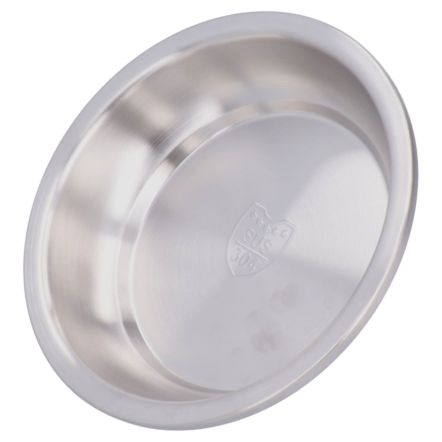 Stainless Steel Plate 304 Food Grade Material Stainless Steel Rounded Deepen Dish for Eating22cm/8.7in - view 7