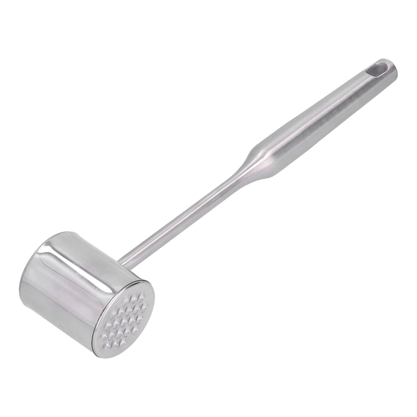 Meat Mallet Tenderizer Stainless Steel Hand Held Manual Anti Rust Steak Meat Pounder for Home Restaurants - view 3
