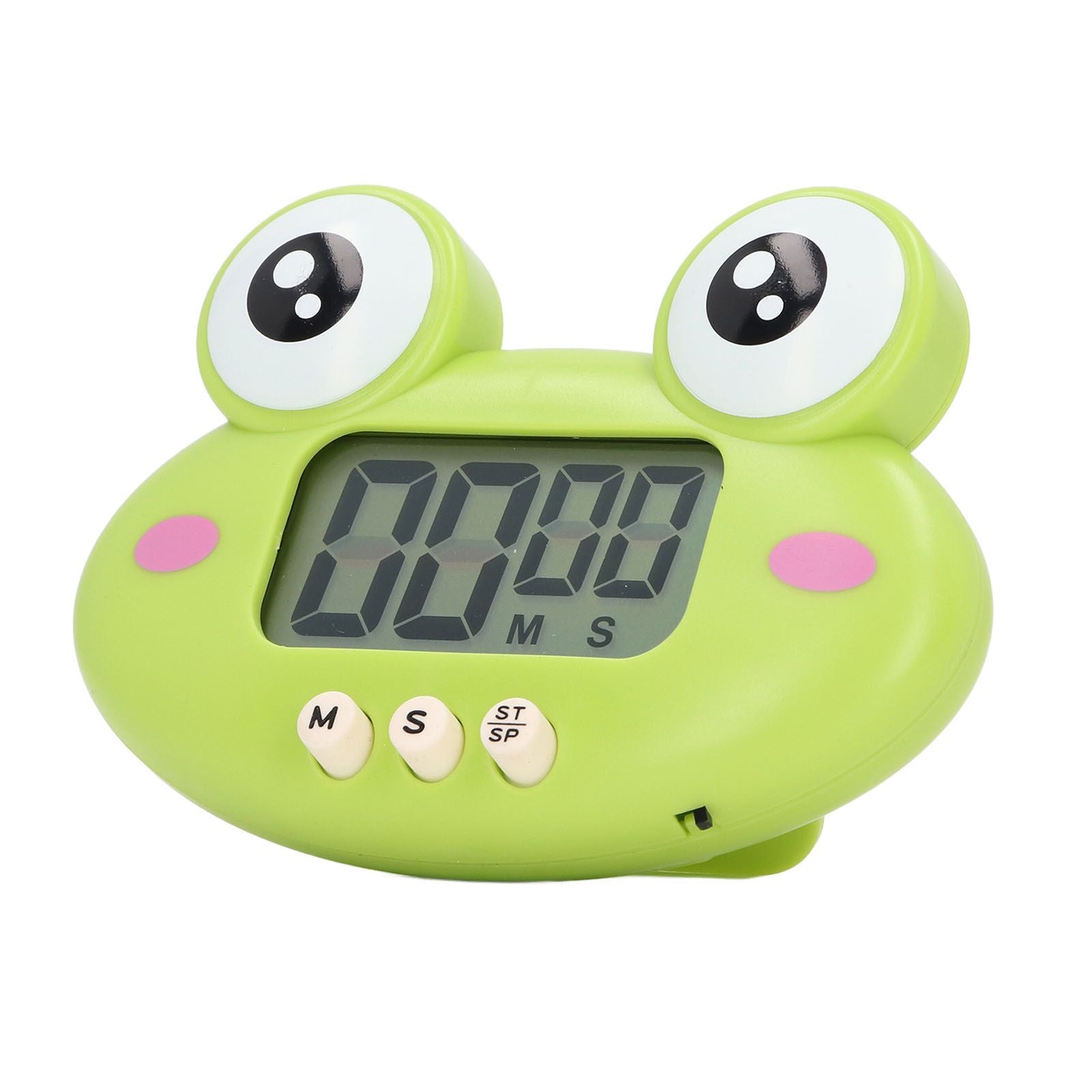 Cartoon Digital Timer ABS Portable Lightweight Simple To Use Cute Cartoon Timer for Kitchen Cooking Green Frog - view 2