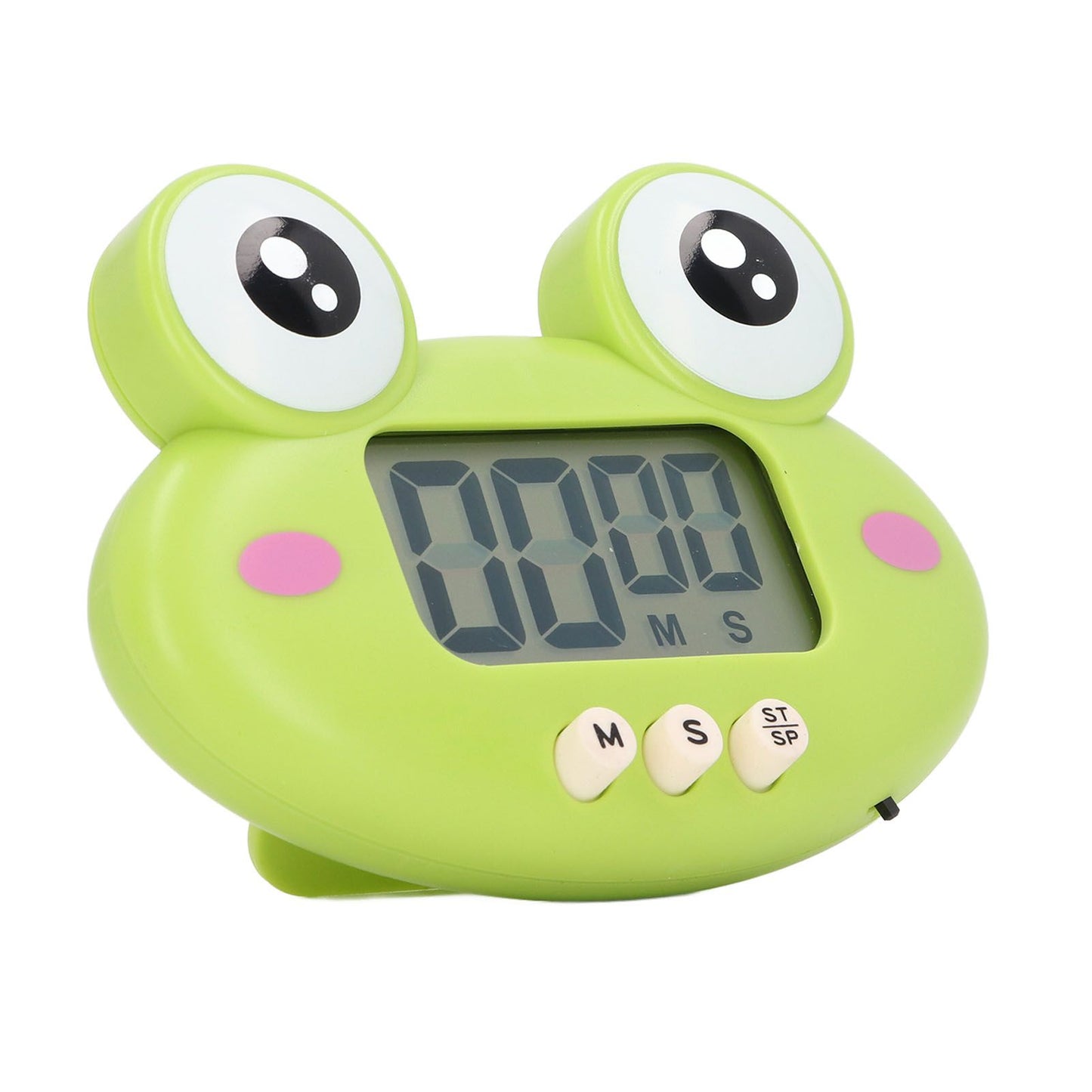 Cartoon Digital Timer ABS Portable Lightweight Simple To Use Cute Cartoon Timer for Kitchen Cooking Green Frog - view 3