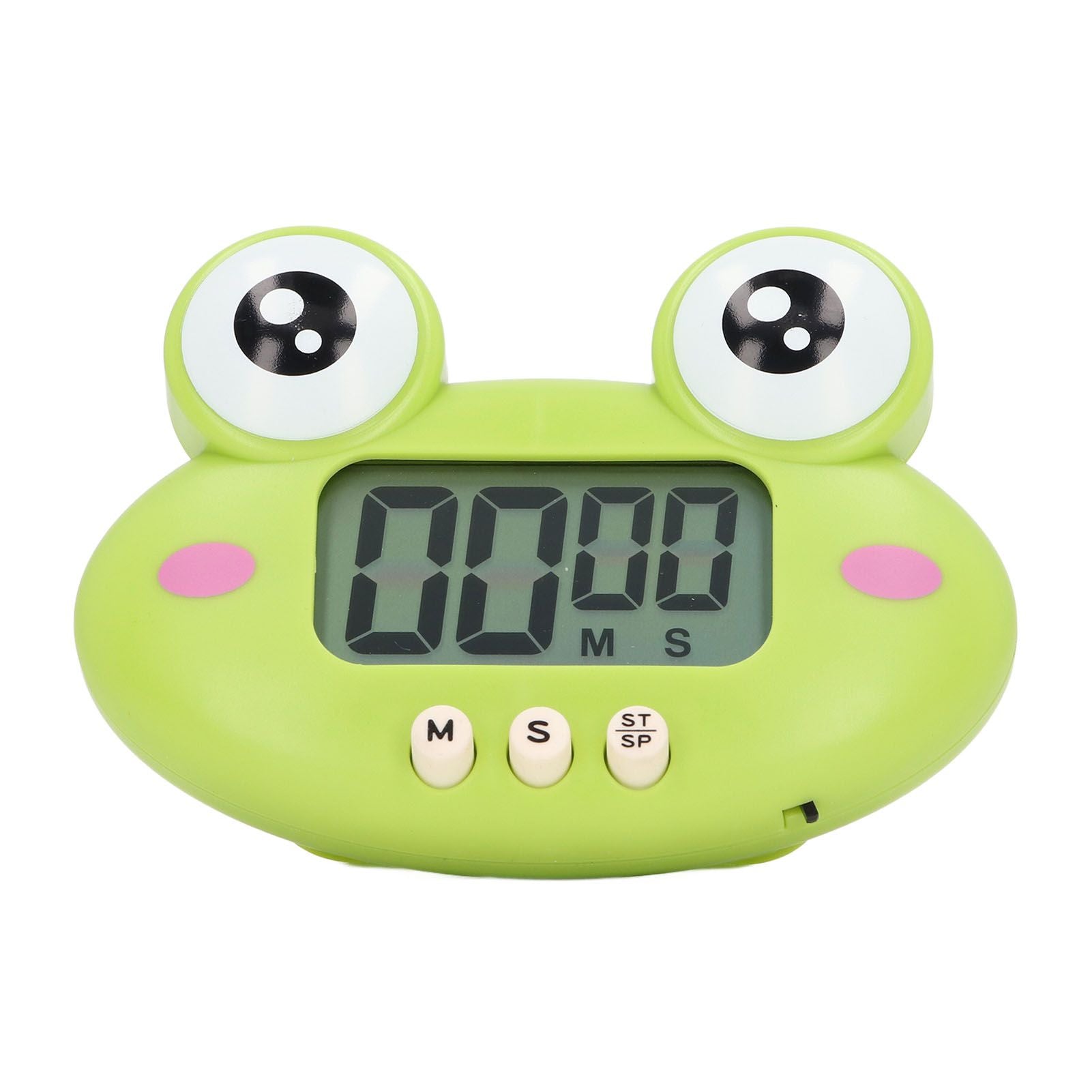 Cartoon Digital Timer ABS Portable Lightweight Simple To Use Cute Cartoon Timer for Kitchen Cooking Green Frog - view 4