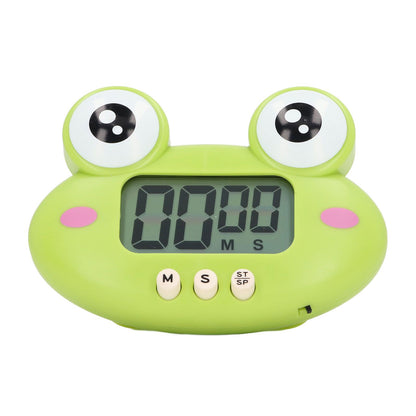 Cartoon Digital Timer ABS Portable Lightweight Simple To Use Cute Cartoon Timer for Kitchen Cooking Green Frog - view 4
