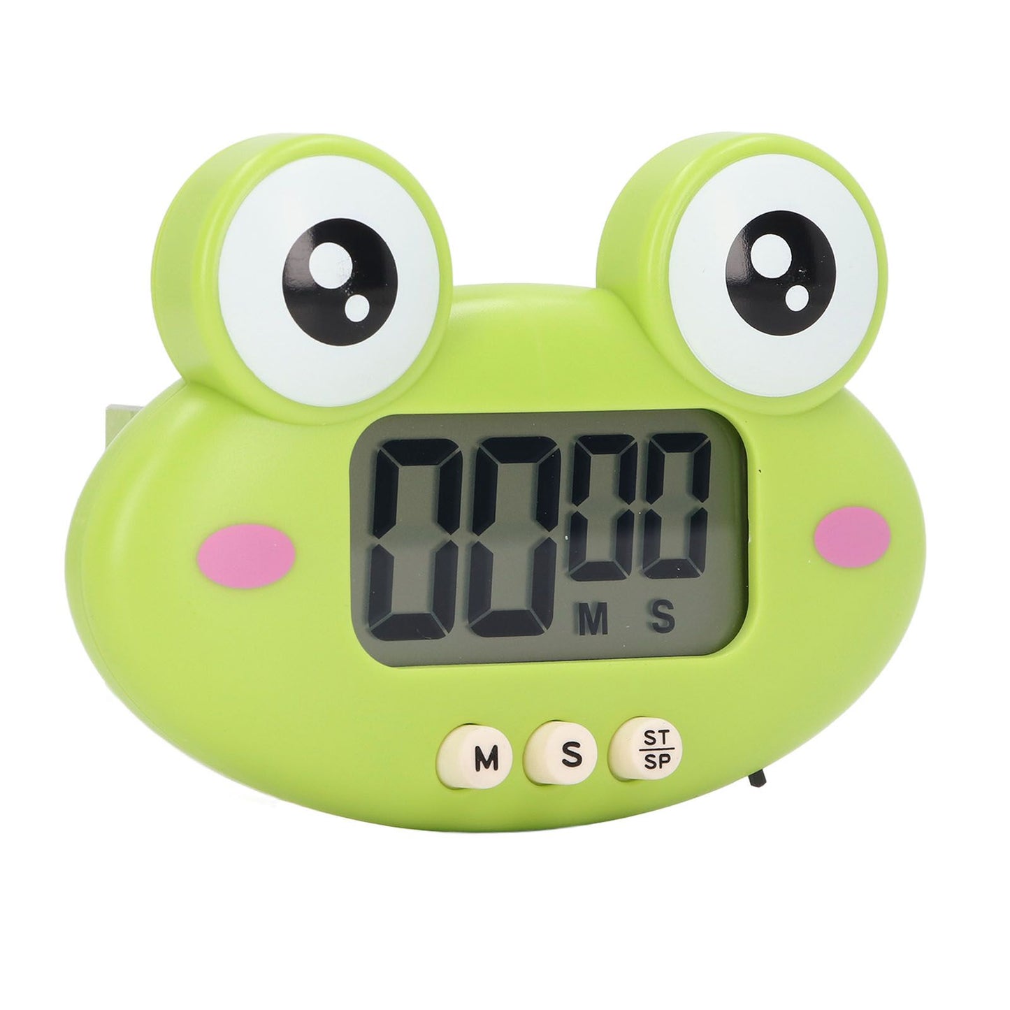 Cartoon Digital Timer ABS Portable Lightweight Simple To Use Cute Cartoon Timer for Kitchen Cooking Green Frog - view 6