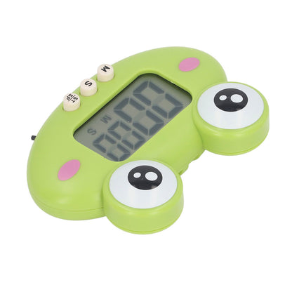 Cartoon Digital Timer ABS Portable Lightweight Simple To Use Cute Cartoon Timer for Kitchen Cooking Green Frog - view 7