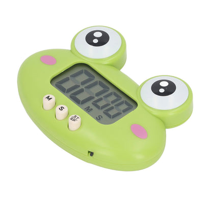 Cartoon Digital Timer ABS Portable Lightweight Simple To Use Cute Cartoon Timer for Kitchen Cooking Green Frog - view 8