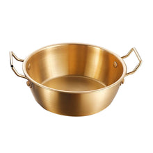 Double Ear Snack Bowl Multifunctional 304 Stainless Steel Noodle Bowl for Home Restaurant