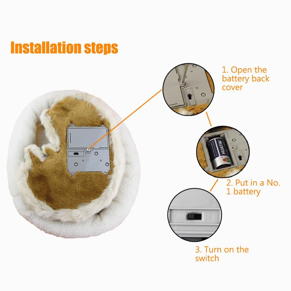 Realistic Sleeping dog Toy Breathing dog Stuffed Animal Doll with Mat Plush Toys for Children Home Ornament - view 4