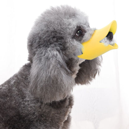 Anti Bite Duck Mouth Shape Dog Mouth Covers Soft Anti Bite Duck Muzzles Anti Called Muzzle Cover for Friends - view 4