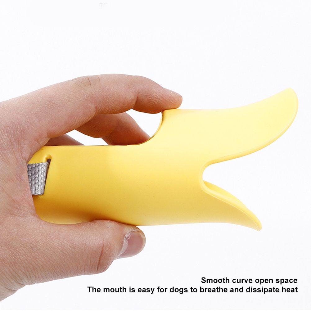 Anti Bite Duck Mouth Shape Dog Mouth Covers Soft Anti Bite Duck Muzzles Anti Called Muzzle Cover for Friends - view 6
