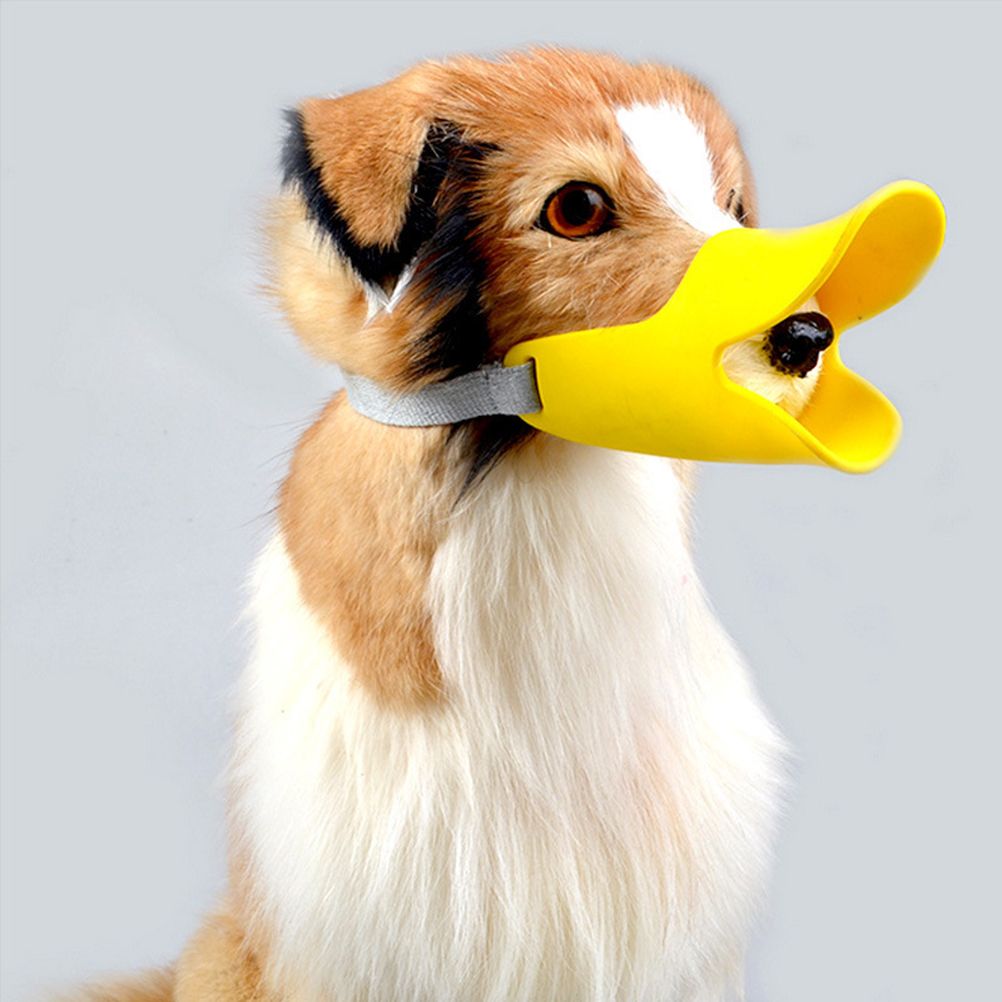 Anti Bite Duck Mouth Shape Dog Mouth Covers Soft Anti Bite Duck Muzzles Anti Called Muzzle Cover for Friends - view 8