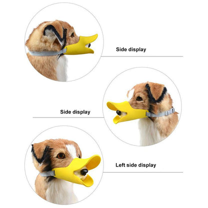 Anti Bite Duck Mouth Shape Dog Mouth Covers Soft Anti Bite Duck Muzzles Anti Called Muzzle Cover for Friends - view 10