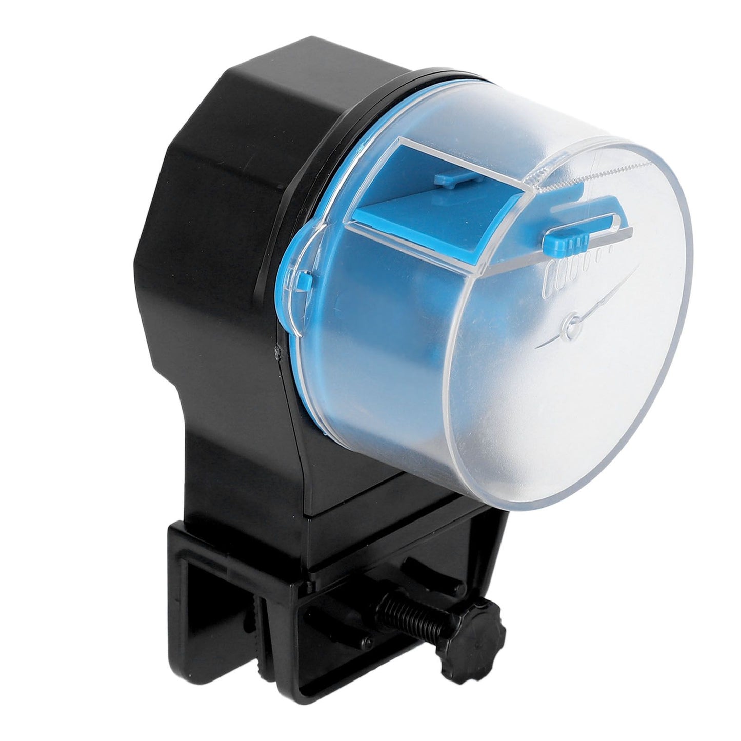 Automatic Fish Feeder Timed Flexible Convenient Clean Easy Installation Fish Tank Food Dispenser Blue - view 2