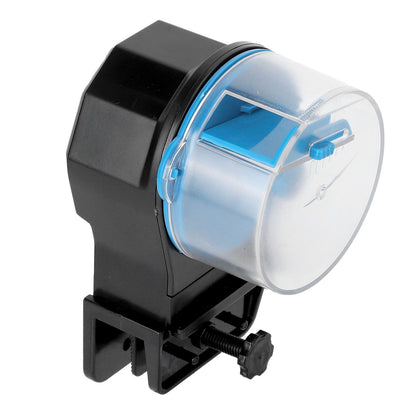 Automatic Fish Feeder Timed Flexible Convenient Clean Easy Installation Fish Tank Food Dispenser Blue - view 7