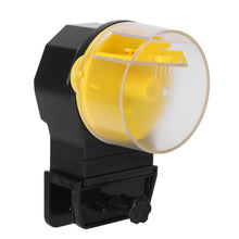 Automatic Fish Feeder Timed Flexible Convenient Clean Easy Installation Fish Tank Food Dispenser Yellow - view 2