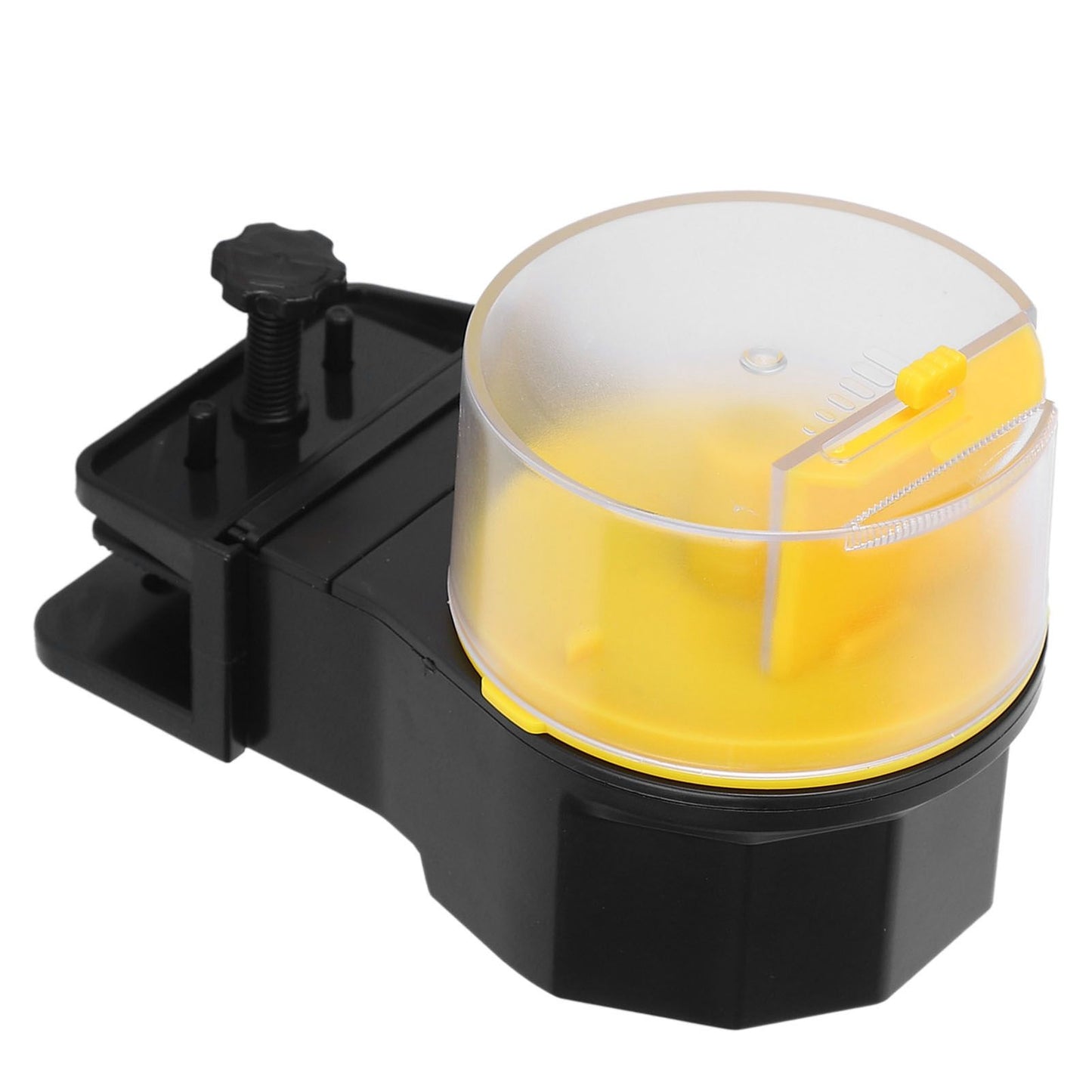 Automatic Fish Feeder Timed Flexible Convenient Clean Easy Installation Fish Tank Food Dispenser Yellow - view 4