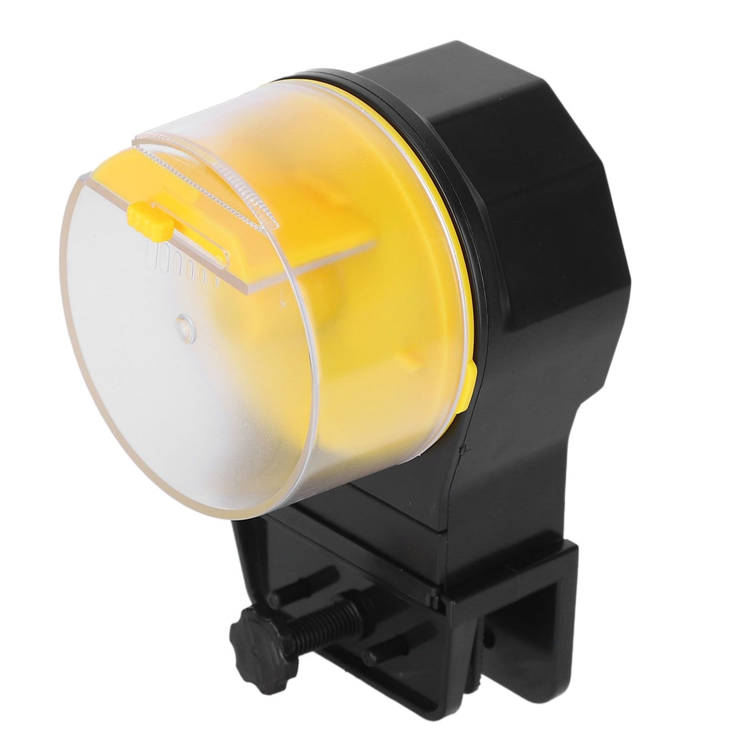 Automatic Fish Feeder Timed Flexible Convenient Clean Easy Installation Fish Tank Food Dispenser Yellow - view 5
