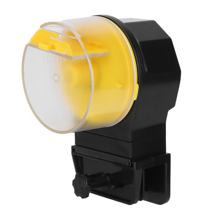 Automatic Fish Feeder Timed Flexible Convenient Clean Easy Installation Fish Tank Food Dispenser Yellow - view 6