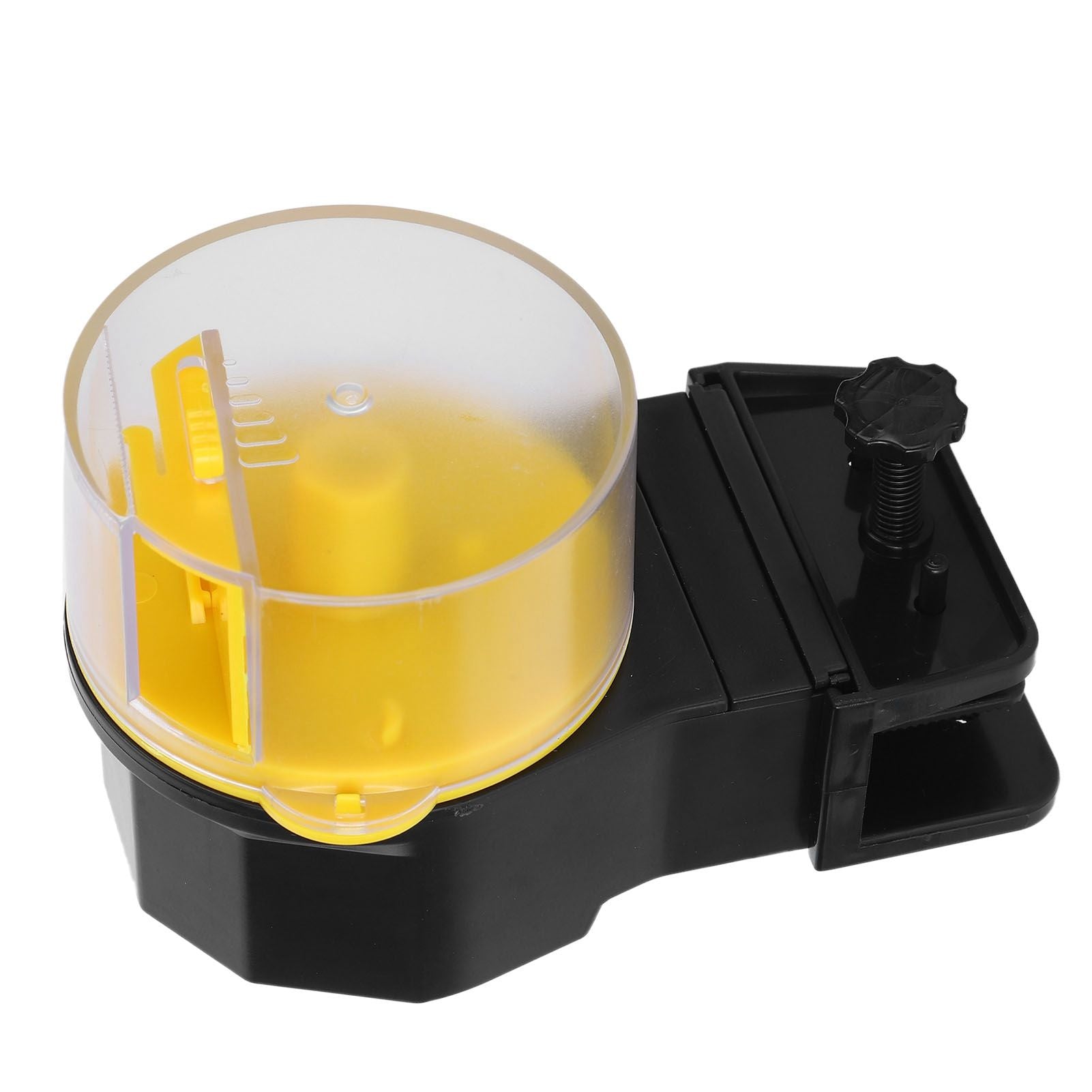 Automatic Fish Feeder Timed Flexible Convenient Clean Easy Installation Fish Tank Food Dispenser Yellow - view 7