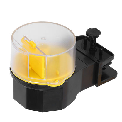 Automatic Fish Feeder Timed Flexible Convenient Clean Easy Installation Fish Tank Food Dispenser Yellow - view 8