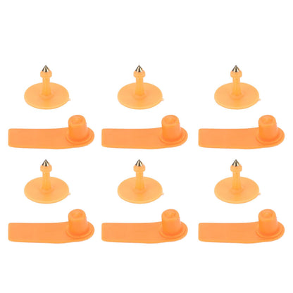100Set Livestock Ear Tag Kit Plastic Farm Animal Ear Label Tag for Sheep Goats Cattle Cows Pigs - view 2