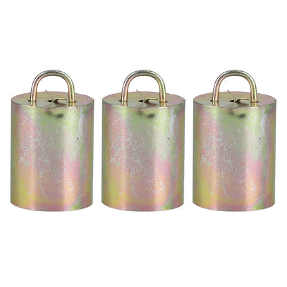3Pcs Alloy Livestock Bell Thickened Anti Lost Sheep Bell for Cow Outdoor Stock FarmNo. 2 Bell