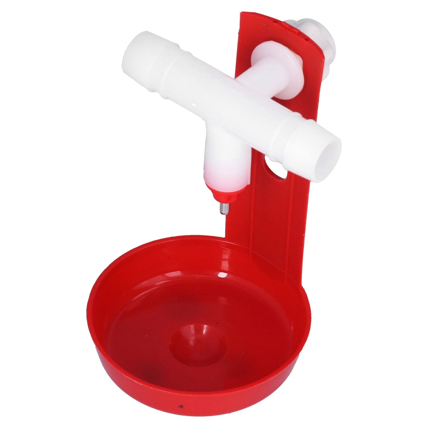 10 Set Chicken Drinking Cup Automatic Poultry Drinking Waterer Drinker with White Tee Fitting Durable for Chicken - view 6