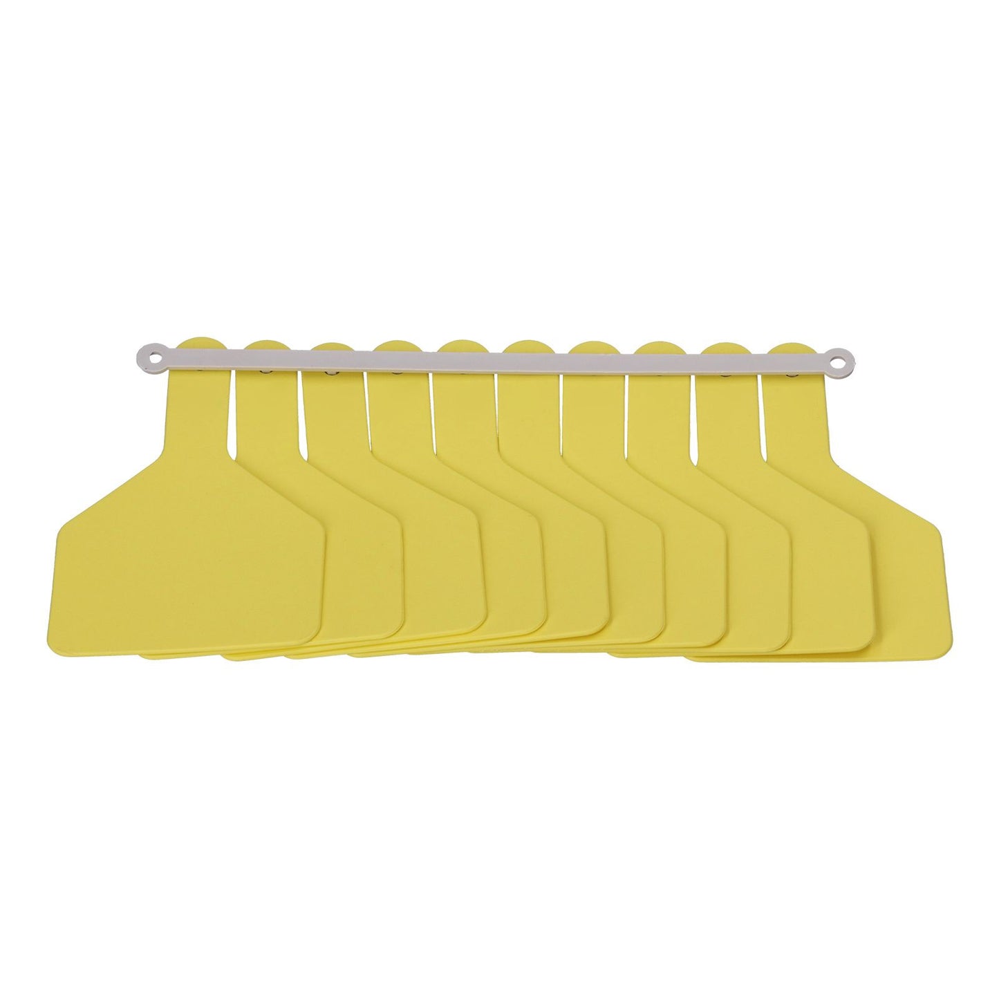 100Pcs Plastic Integrated Ear Tag Kit Livestock Farm Ear Label Tag for Cow Cattle Identification Yellow - view 3