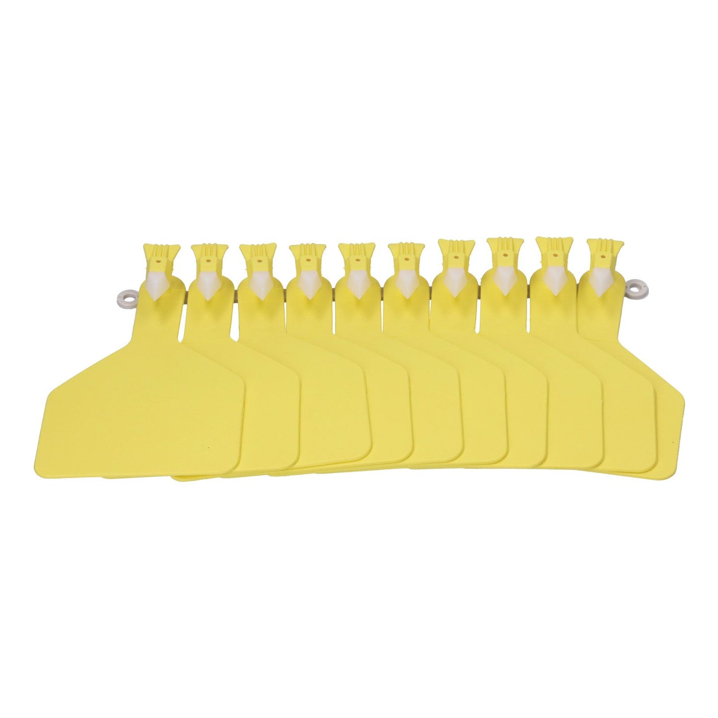 100Pcs Plastic Integrated Ear Tag Kit Livestock Farm Ear Label Tag for Cow Cattle Identification Yellow - view 4