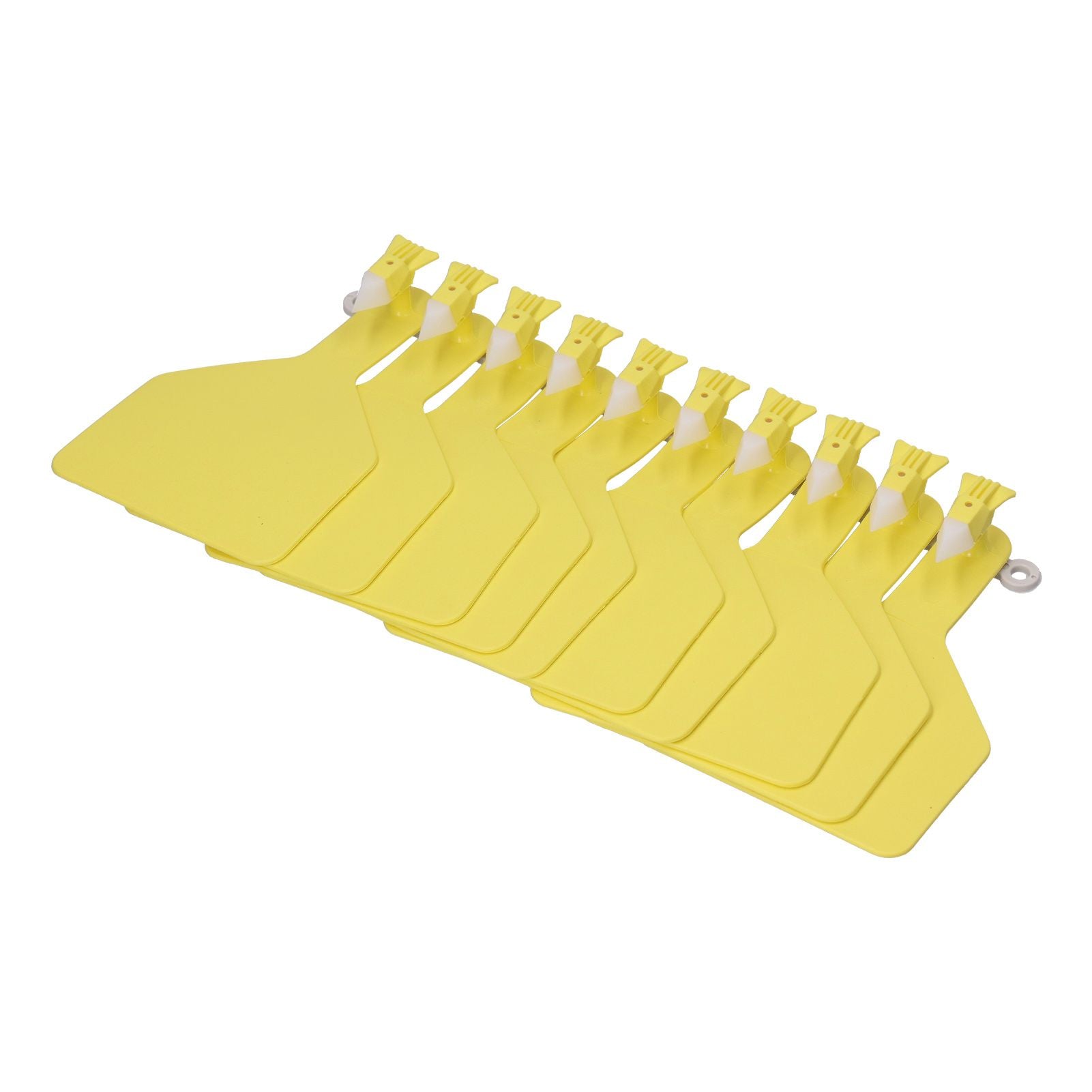 100Pcs Plastic Integrated Ear Tag Kit Livestock Farm Ear Label Tag for Cow Cattle Identification Yellow - view 5