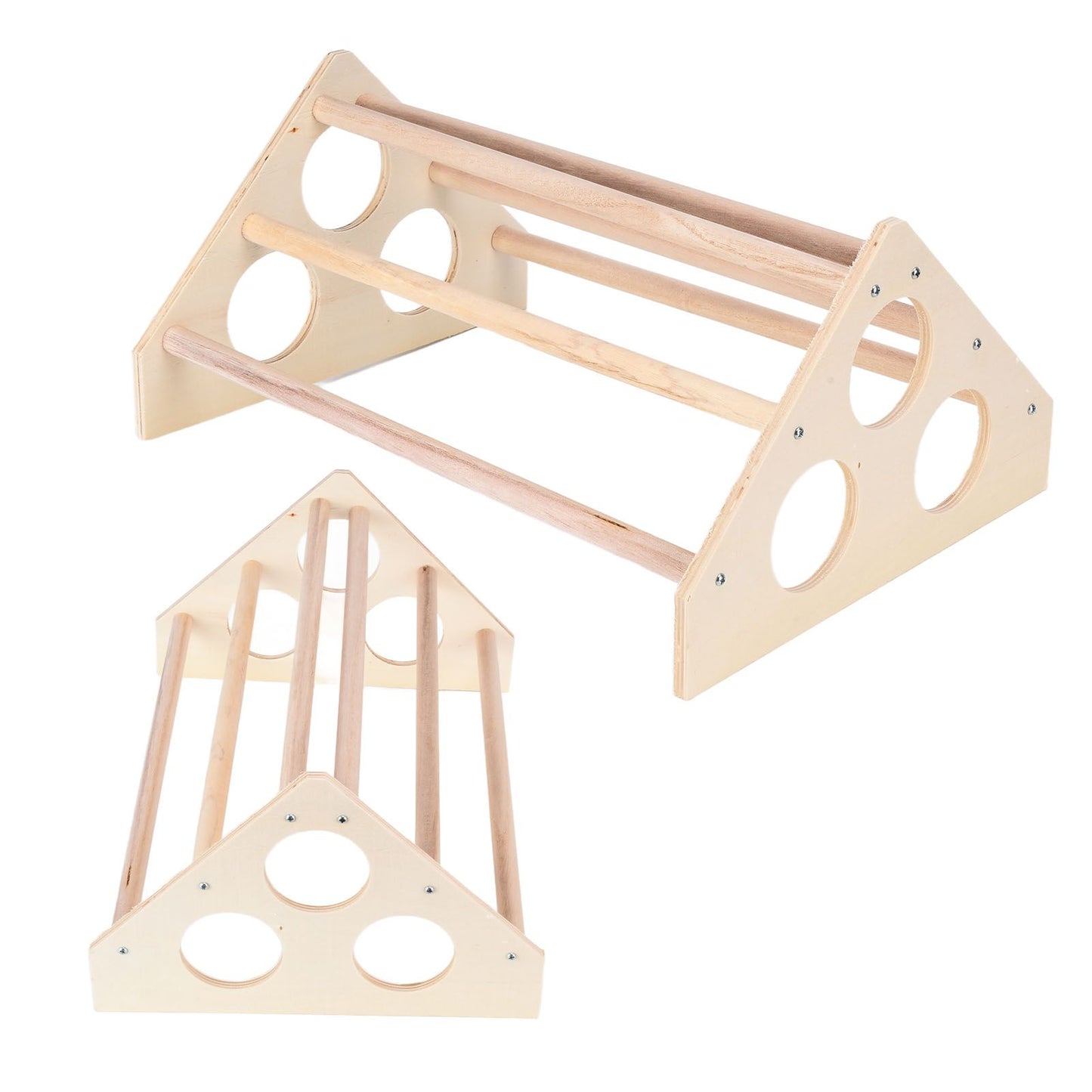 Pet Chicken Wood Stand Hand Made Small Chicken Roost Rack for Poultry House Home Farm - view 4