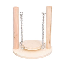 Parrots Swing Toy Wooden Birds Perch Stand Birds Toy for Hamster Small Animal Supplies - view 2