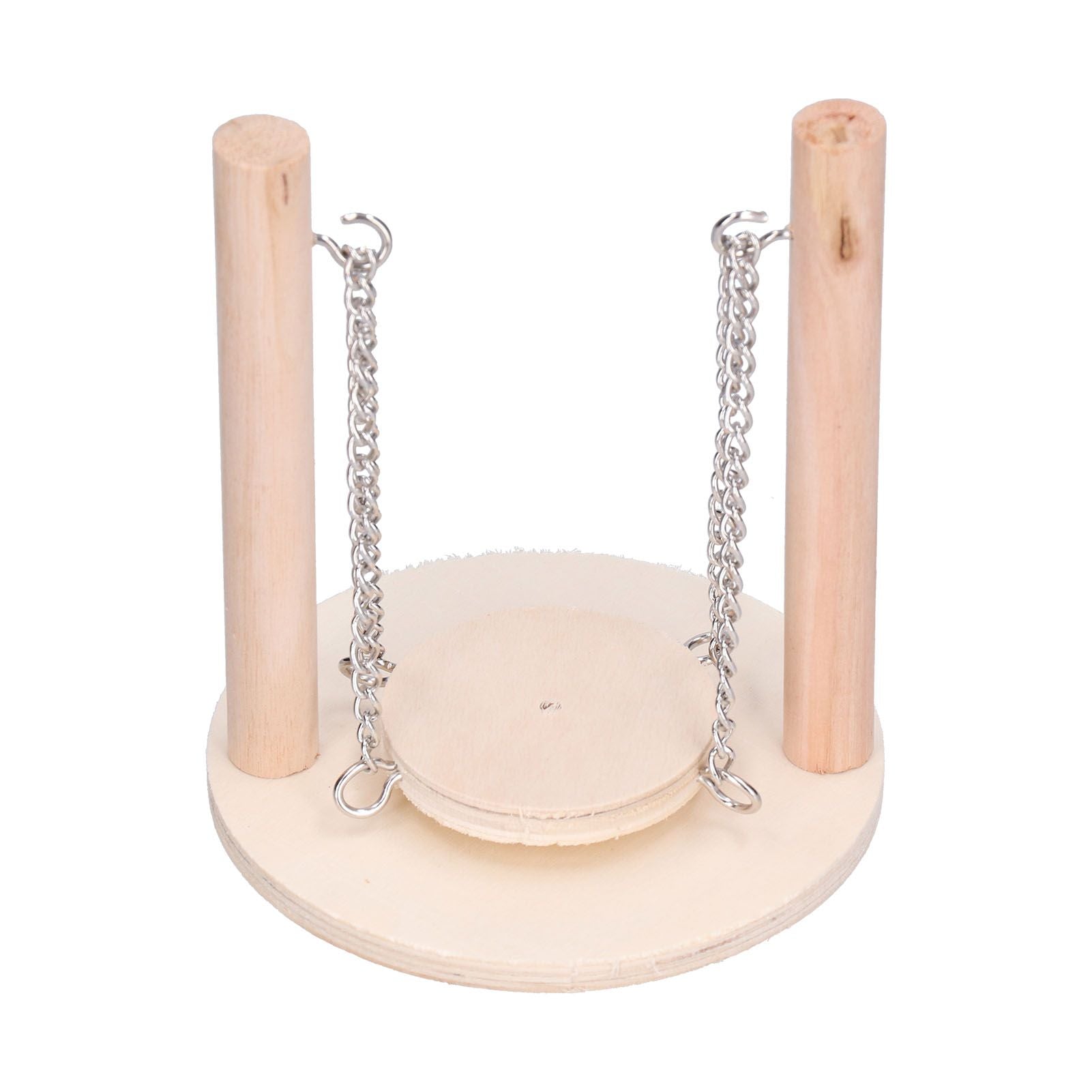Parrots Swing Toy Wooden Birds Perch Stand Birds Toy for Hamster Small Animal Supplies - view 5