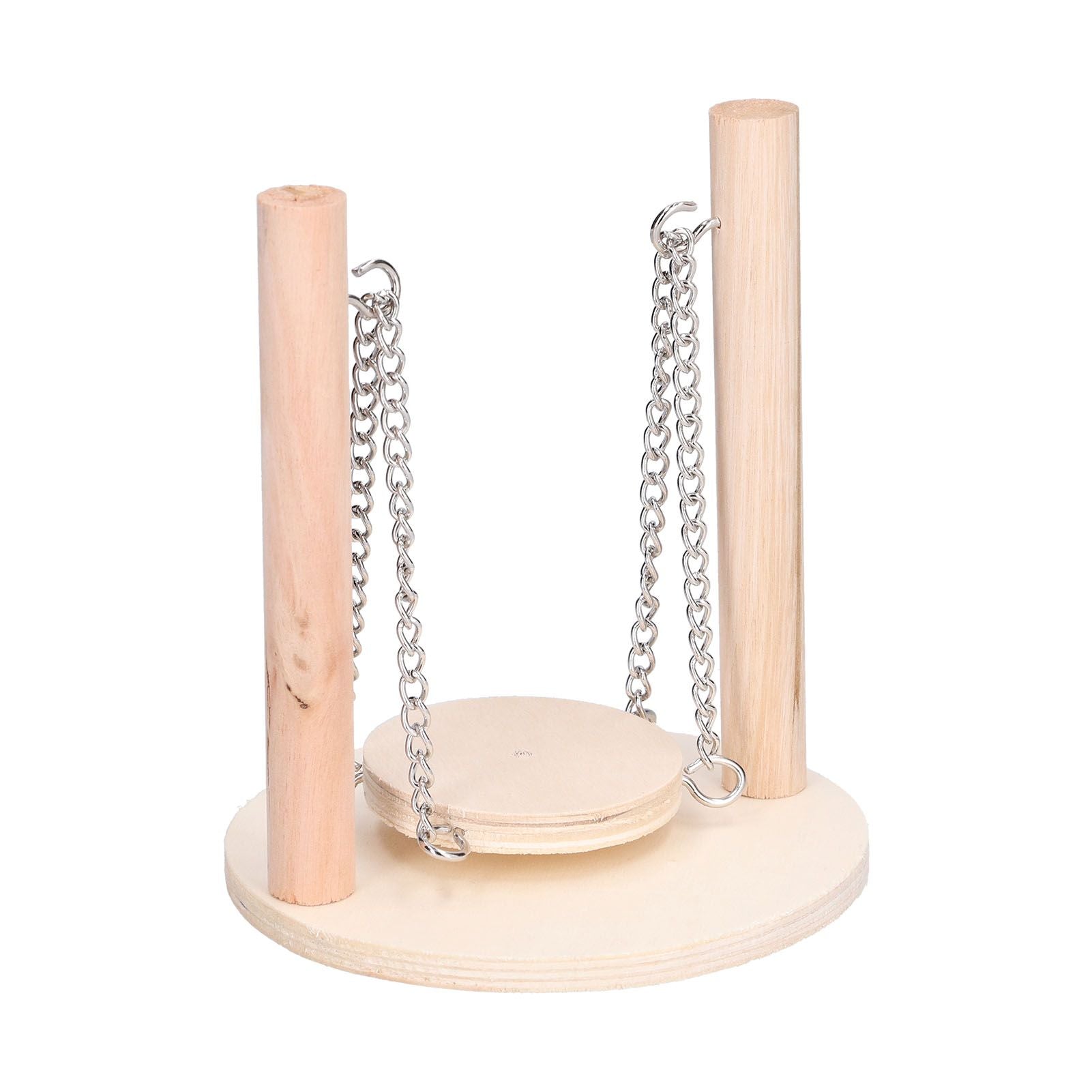 Parrots Swing Toy Wooden Birds Perch Stand Birds Toy for Hamster Small Animal Supplies - view 6