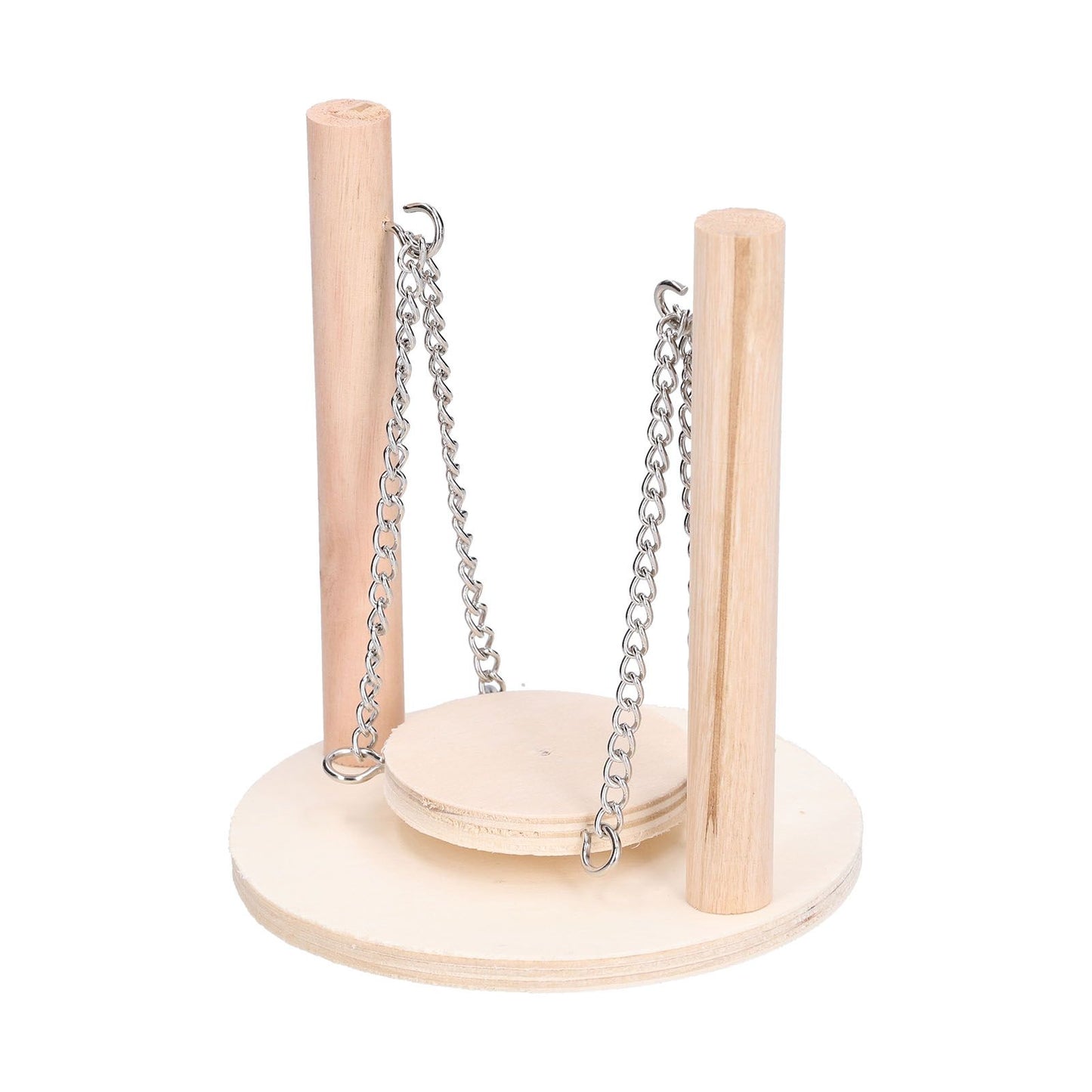 Parrots Swing Toy Wooden Birds Perch Stand Birds Toy for Hamster Small Animal Supplies - view 7