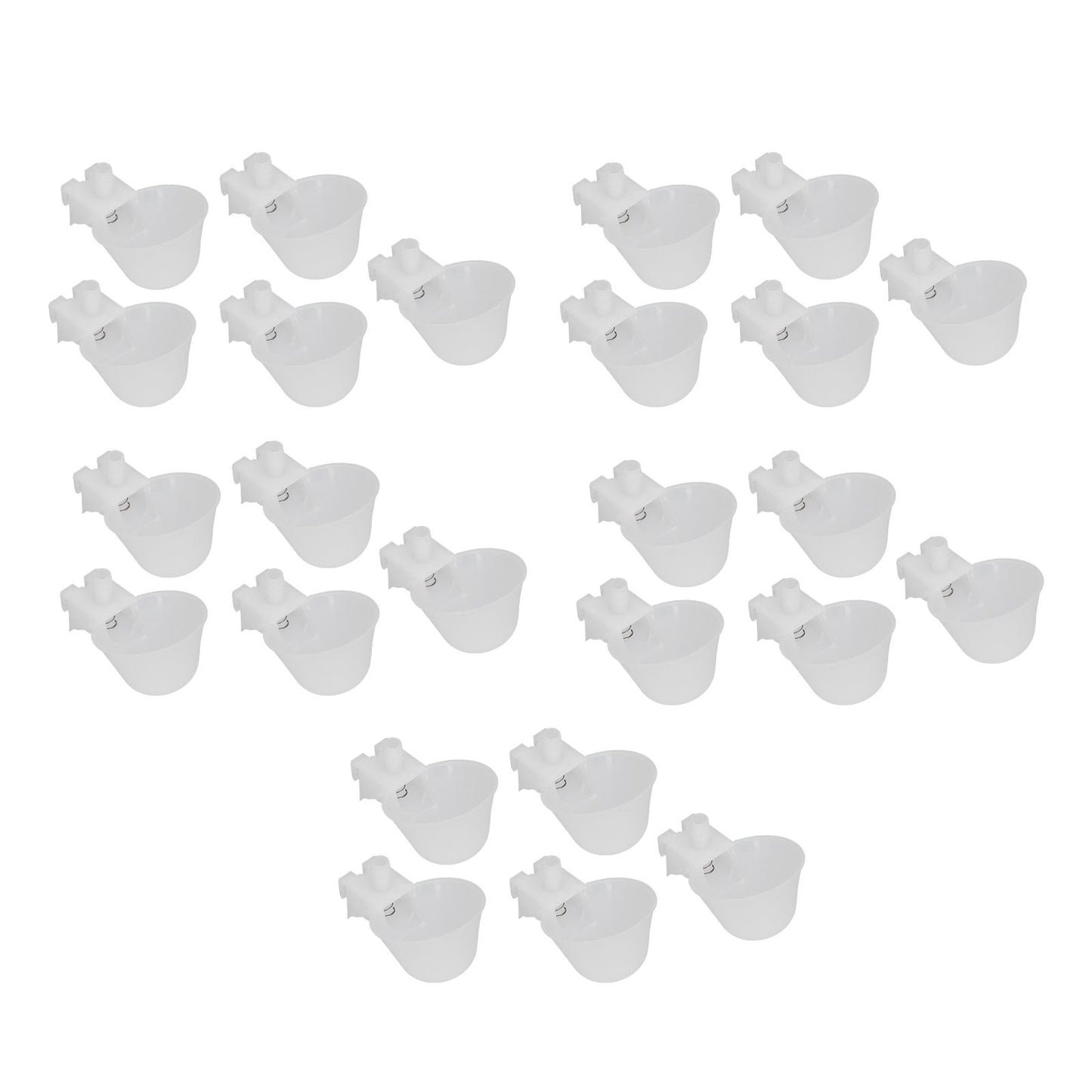 25 Set Hanging Chicken Waterer Automatic Drinking Bowl Cup Poultry Drinking Machine - view 8
