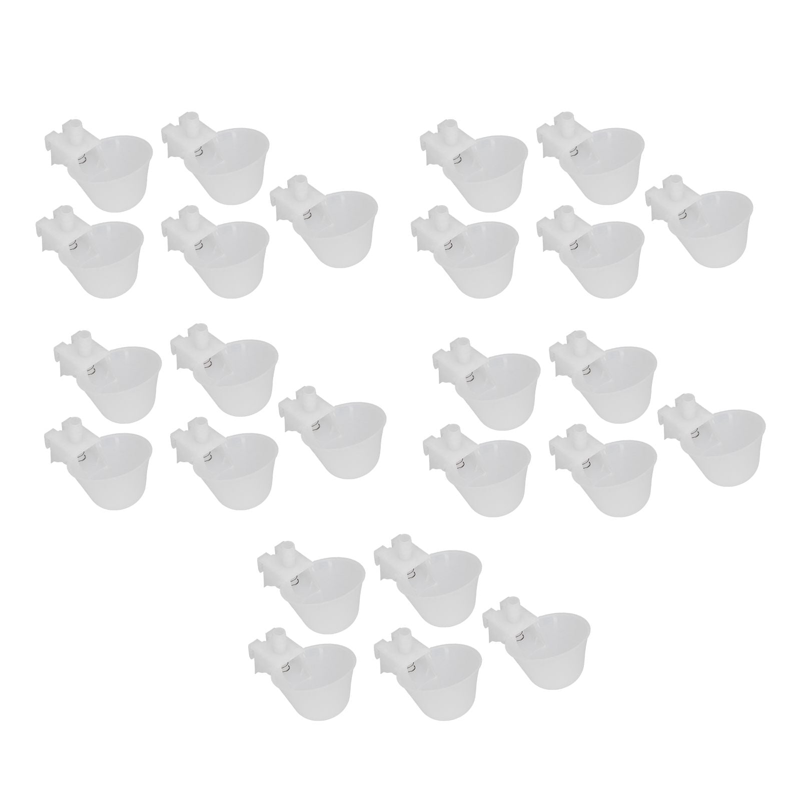 25 Set Hanging Chicken Waterer Automatic Drinking Bowl Cup Poultry Drinking Machine - view 8