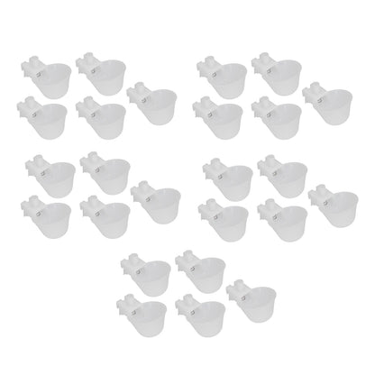 25 Set Hanging Chicken Waterer Automatic Drinking Bowl Cup Poultry Drinking Machine - view 8
