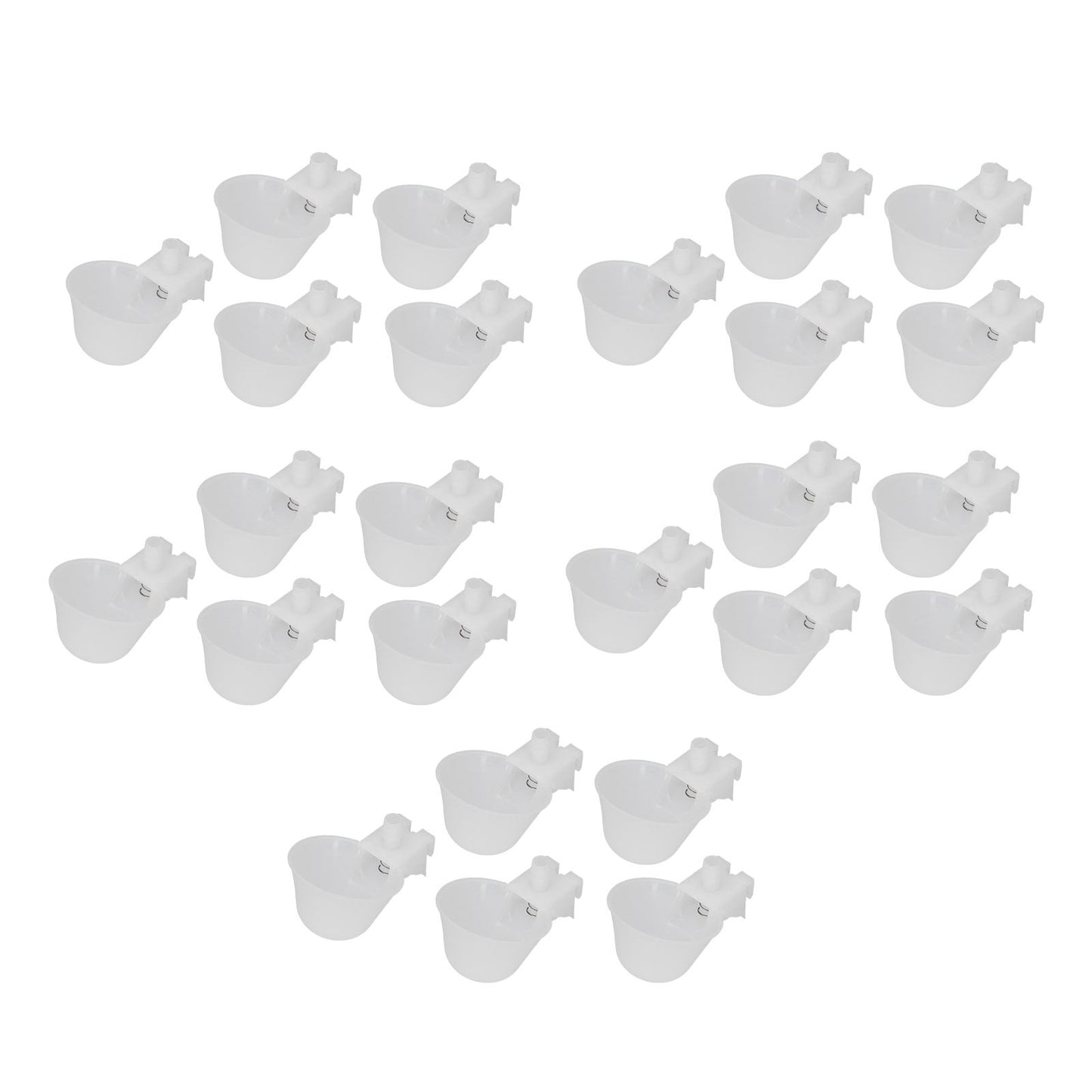 25 Set Hanging Chicken Waterer Automatic Drinking Bowl Cup Poultry Drinking Machine - view 10