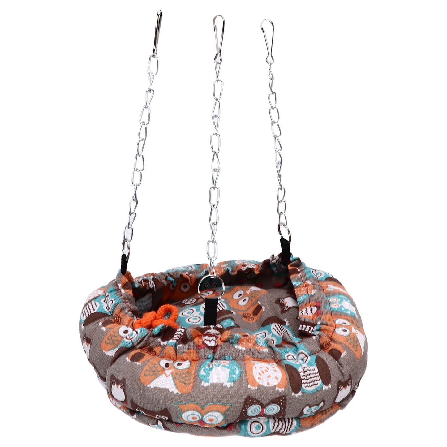 Bird Bed Safe Warm Soft Plush Easy Storage Space Saving Easy Cleaning Suspensible Design Bird Nest for Home Travel - view 4