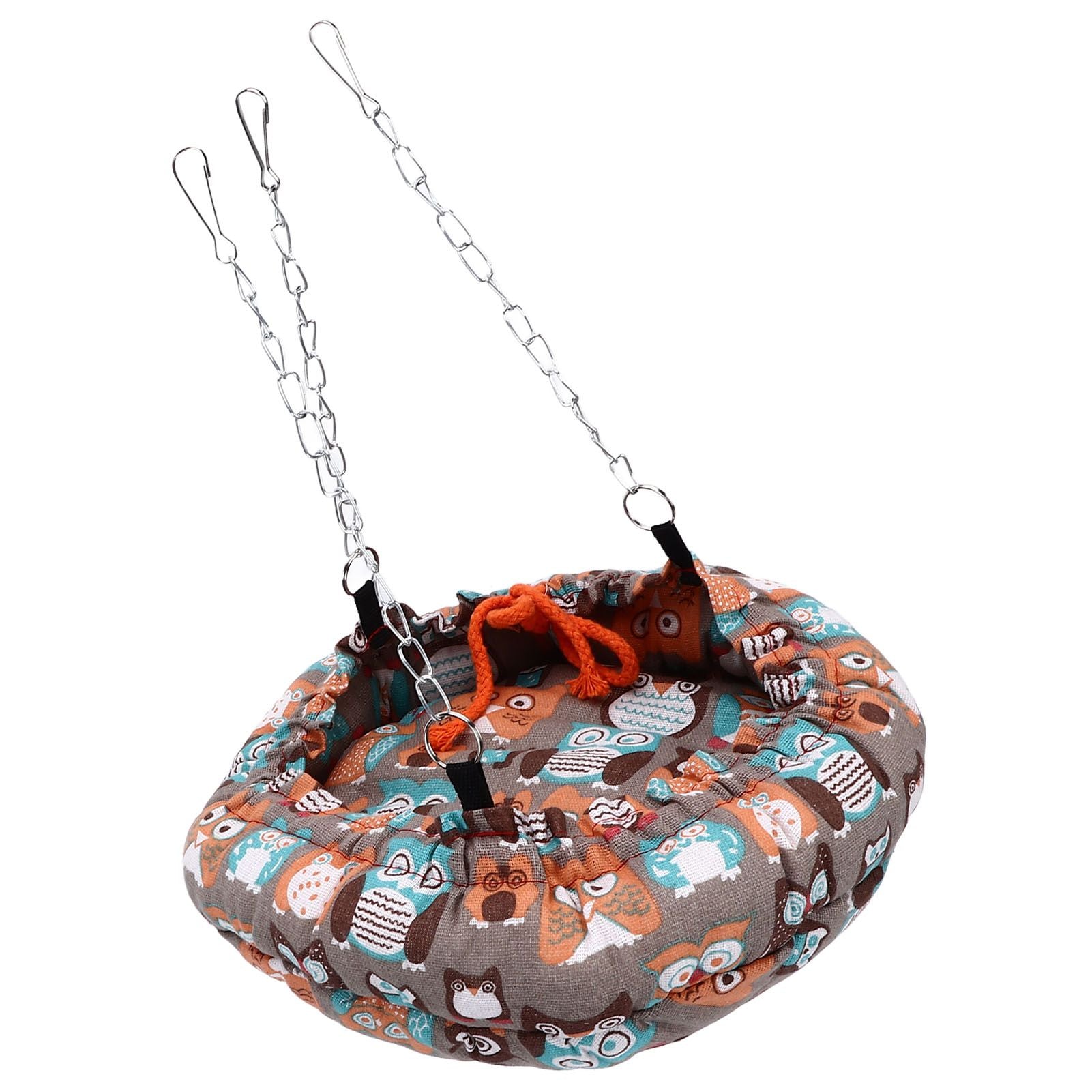 Bird Bed Safe Warm Soft Plush Easy Storage Space Saving Easy Cleaning Suspensible Design Bird Nest for Home Travel - view 7