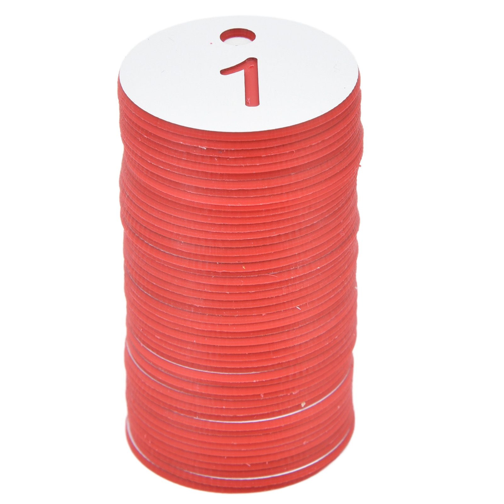 50Pcs Beehive Tag ABS Round Numbered Sign Labels with Hole Livestock Beekeeping Supplies White 1-50 - view 7