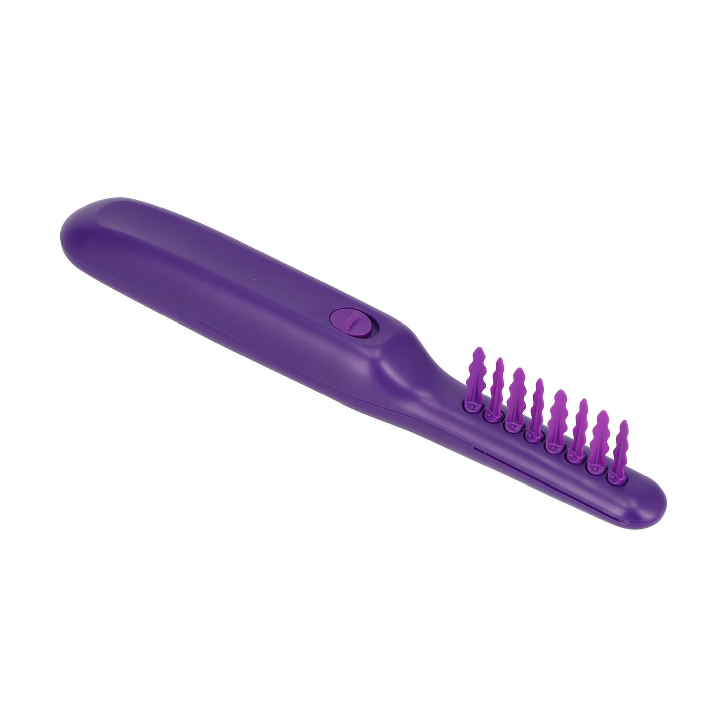 Detangling Brush Purple Anti Knotting Portable Rotatable Wet Dry Dual Use Detangler Comb for Home - view 2