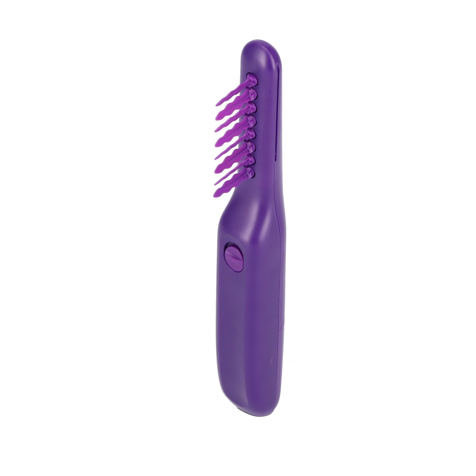 Detangling Brush Purple Anti Knotting Portable Rotatable Wet Dry Dual Use Detangler Comb for Home - view 6