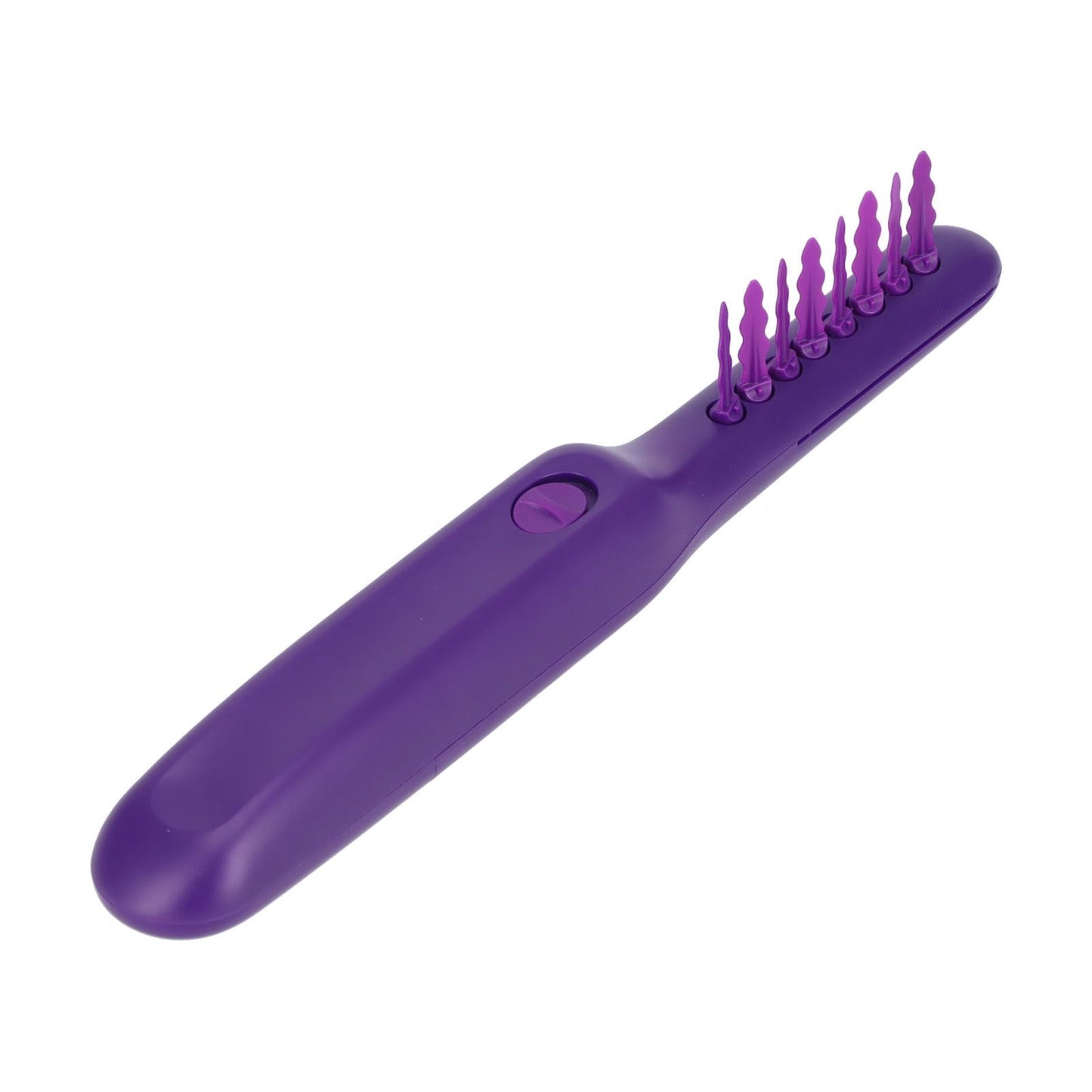 Detangling Brush Purple Anti Knotting Portable Rotatable Wet Dry Dual Use Detangler Comb for Home - view 8