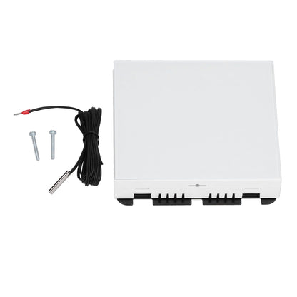 For Tuya WiFi Electric Heating Thermostat Intelligent Temperature Controller Phone APP Control White16A For Floor Heating AC90‑240V 50/60Hz